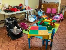 Fermeture de garderie - Équipements et jouets éducatifs
