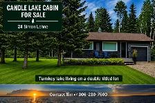 Candle Lake Cabin on Double Lot, prime location!