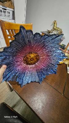 Gros plat/bol en forme de fleur pour mettre des fruits - Photo 5