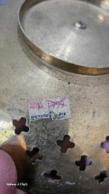 Lot de bol en brass/laiton vintage émaillées - Photo 10