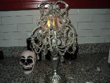 Halloween Lamp in Silver   Crystal CALLS ONLY PLEASE - Photo 2