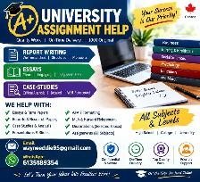 A  University Assignment Help/Report Writing/Case-Studies/Essay