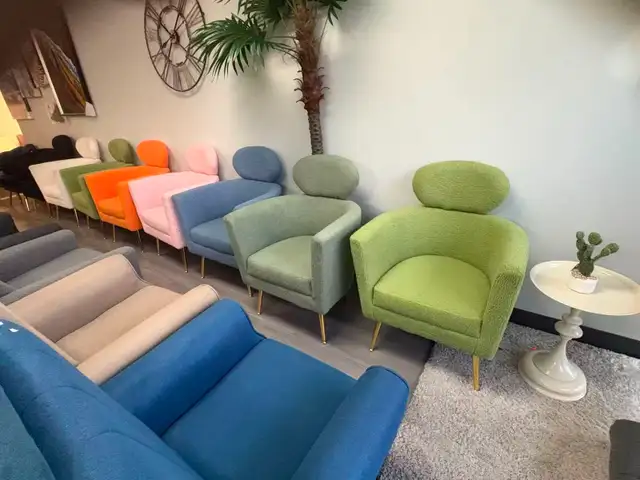 Brand New MMW Teddy Boucle Accent Armchair $199