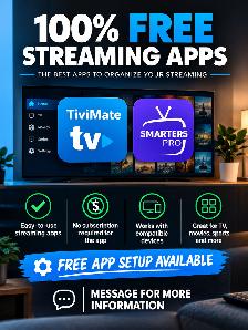 100% FREE STREAMING APPS