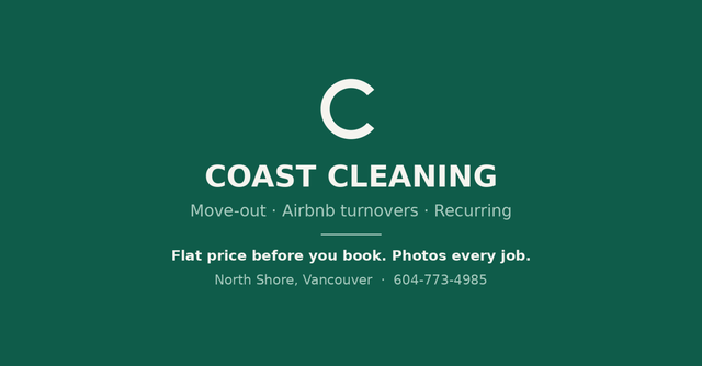 North Shore Flat Rate cleaner