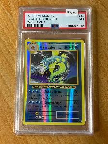 2016 Pokemon TCG XY Evolutions #034 Gyarados Reverse Foil PSA 7