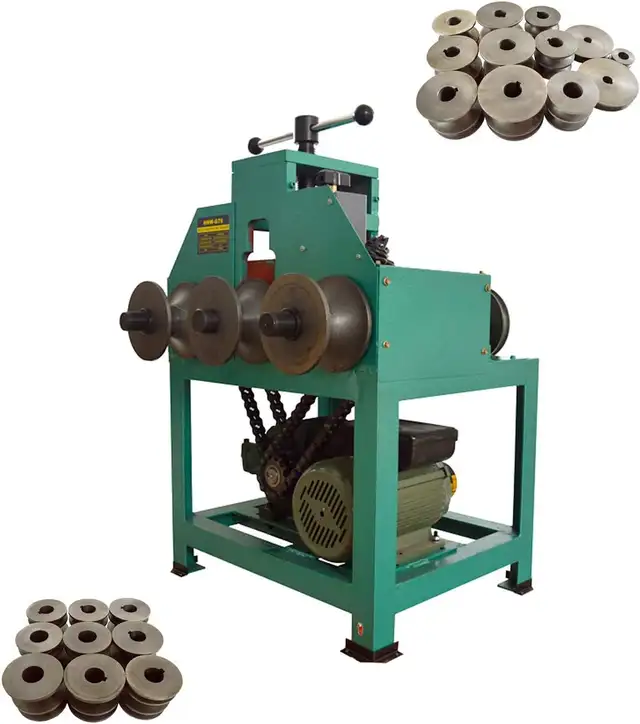 Electric Tube Rolling  Circular Square Pipe Bender 110V 053326