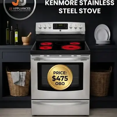 Kenmore Stainless Steel Electric Range - with Warranty