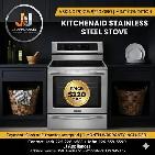 KitchenAid Stainless Range - Cooktop Works, Oven Doesn't - As-Is