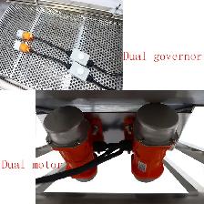 Dual Motor 2 Layer Linear Vibrating Screen w/8mm 6mm Mesh 230226 - Photo 7