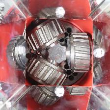 8mm Feed Pellet Mill Machine 3 Head Rollers Square Inlet 238001 - Photo 6