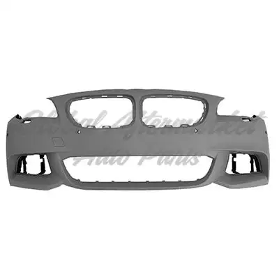 Bmw 5 Series 2014-2016 Bumper Front Primed W/M Pkg/Sensor Hole