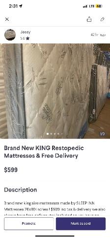 Brand New KING Platform Frame $399 FREE DELIVERY - Photo 7