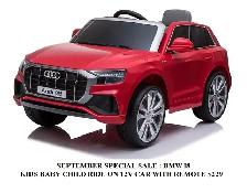 AUDI Q8 CHILD BABY KIDS RIDE ON 12V SUV WITH REMOTE