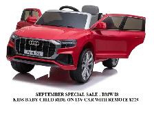 AUDI Q8 CHILD BABY KIDS RIDE ON 12V SUV WITH REMOTE - Photo 7
