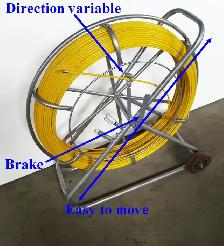 8mm Fish Tape Fiberglass Duct Rod Puller Wire Cable Run 170550 - Photo 4