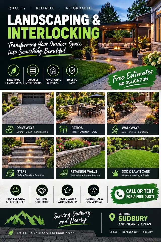 INTERLOCKING AND LANDSCAPING