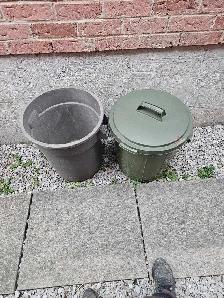 Plastic Utility Bins both $15 Rubbermaid