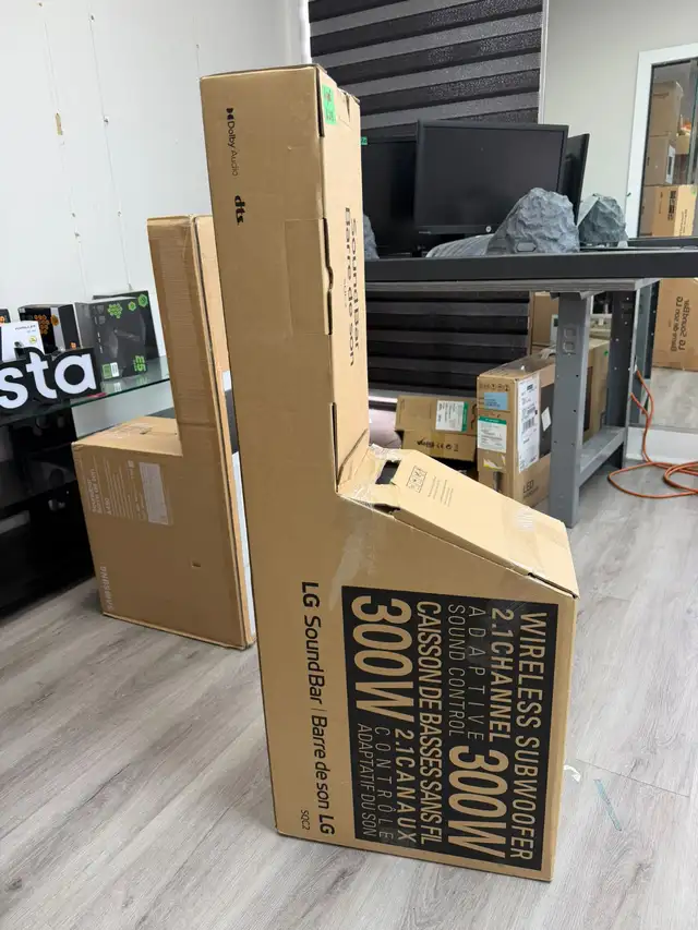 Brand New LG & Samsung Soundbars   Subwoofers