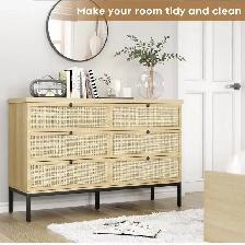 Brand New 6-Drawer Rattan Dresser Special Selling at $199 - Photo 2