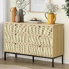 Brand New 6-Drawer Rattan Dresser Special Selling at $199 - Photo 3