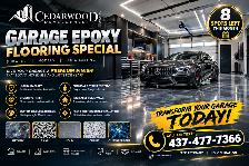 Garage concrete coating / resin kit & help laying it down