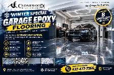 Garage concrete winter sealing & epoxy coating - last spots