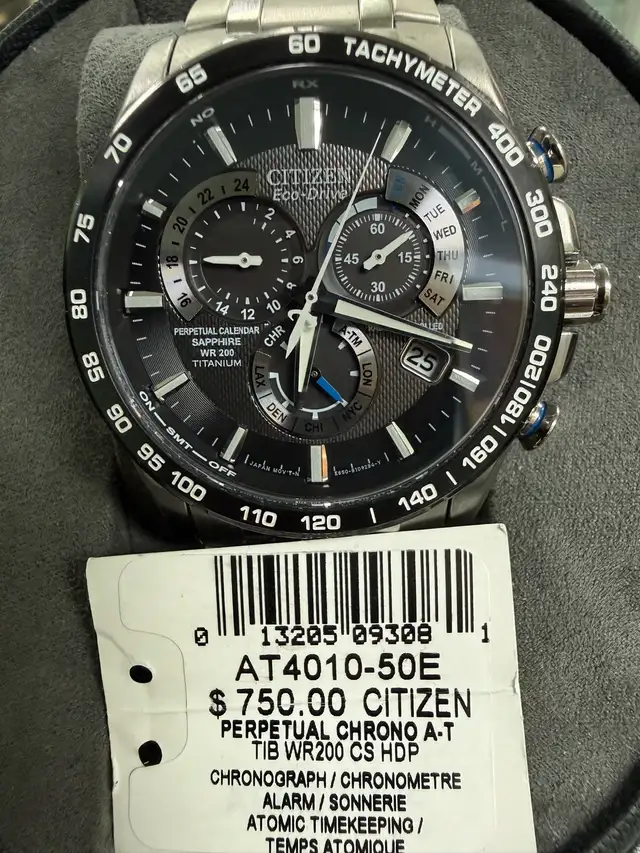 Citizen Eco-Drive At4010 titanium men’s watch