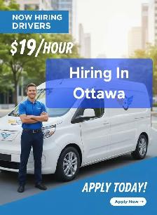 OTTAWA DRIVERS , GOOD NEWS! WE'RE HIRING IMMEDIATELY