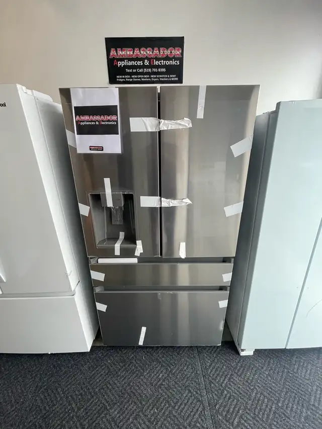 NEW 36" Moffat Counter Depth Fridge Water&Ice Dispenser 21.6 CF