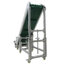 110V Industrial Transport PVC Belt Climbing Conveyor 230351 - Photo 3