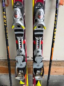 Rossignol Skis & Bindings, 1 Pair of Ski Boots, Poles - Photo 3