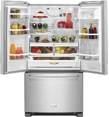 Kitchenaid KRFF305ESS 36' Standard Depth French Door Fridge 25.2 - Photo 3