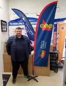 9ft Feather Teardrop Double Sided Flag Custom Printed Flags - Photo 4