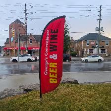9ft Feather Teardrop Double Sided Flag Custom Printed Flags - Photo 9