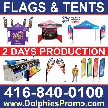 12ft Double Sided Flag Custom Printed FEATHER or TEARDROP Flags