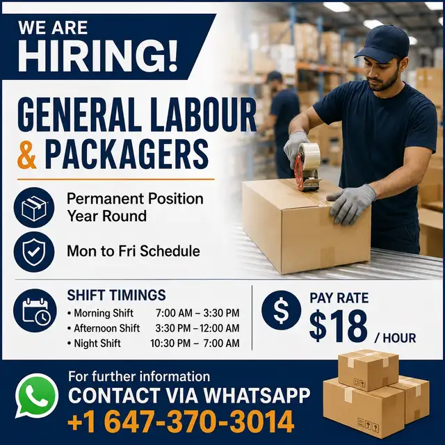 General labour-Hiring now