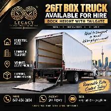 26ft Box Truck Services – GTA & Inter-Provincial Transport