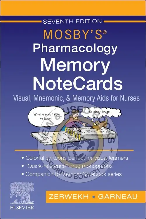 Mosby's Pharmacology Memory NoteCards 7th Edition 9780443110986