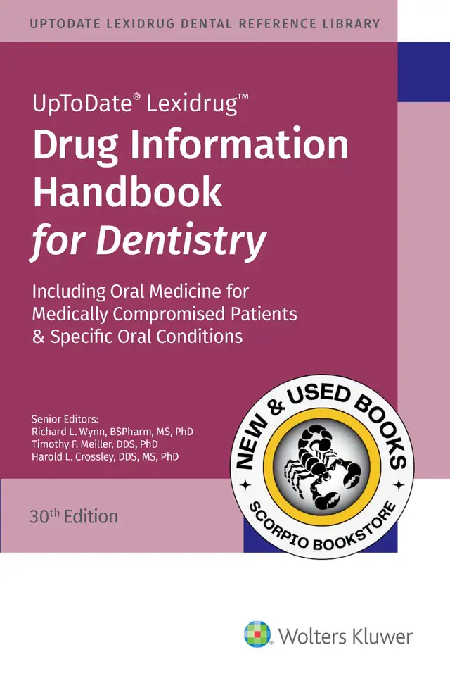Drug Information Handbook for Dentistry 30E Wynn 9781591953999