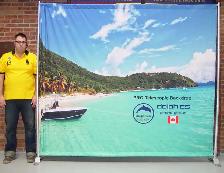 8ft and 10ft Trade Show Display Exhibits Expo Fabric Displays - Photo 2