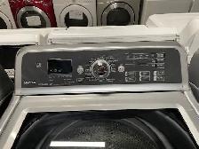 Laveuse sécheuse top load grises grande capacité Maytag - Photo 2