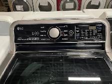 Laveuse sécheuse top load grises grande capacité LG - Photo 2