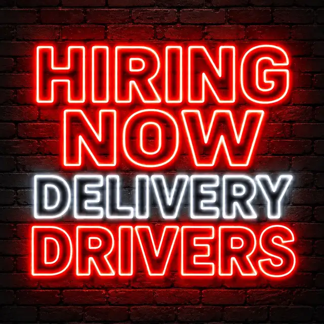 HIRING DELIVERY DRIVERS