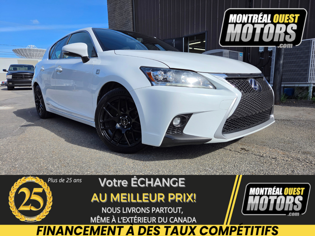2015 Lexus CT 200h F-SPORT 2 / HYBRID DRIVE Cuir, Toit Ouvrant,