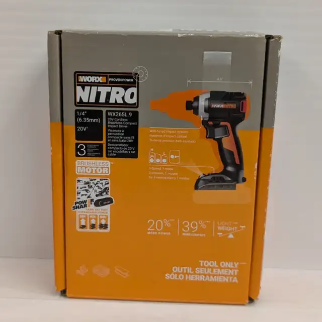 (B6288) Worx Nitro Drill New In Box