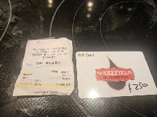 $250 Wakefield oil change gift card for $200!  Make $50!