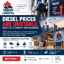 DIESEL PRICES ARE MOVING. YOUR LOGISTICS STRATEGY SHOULD TOO.