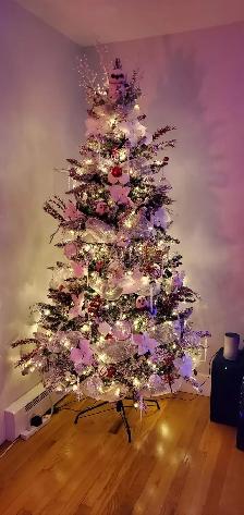 Flocked Christmas Tree - Photo 2
