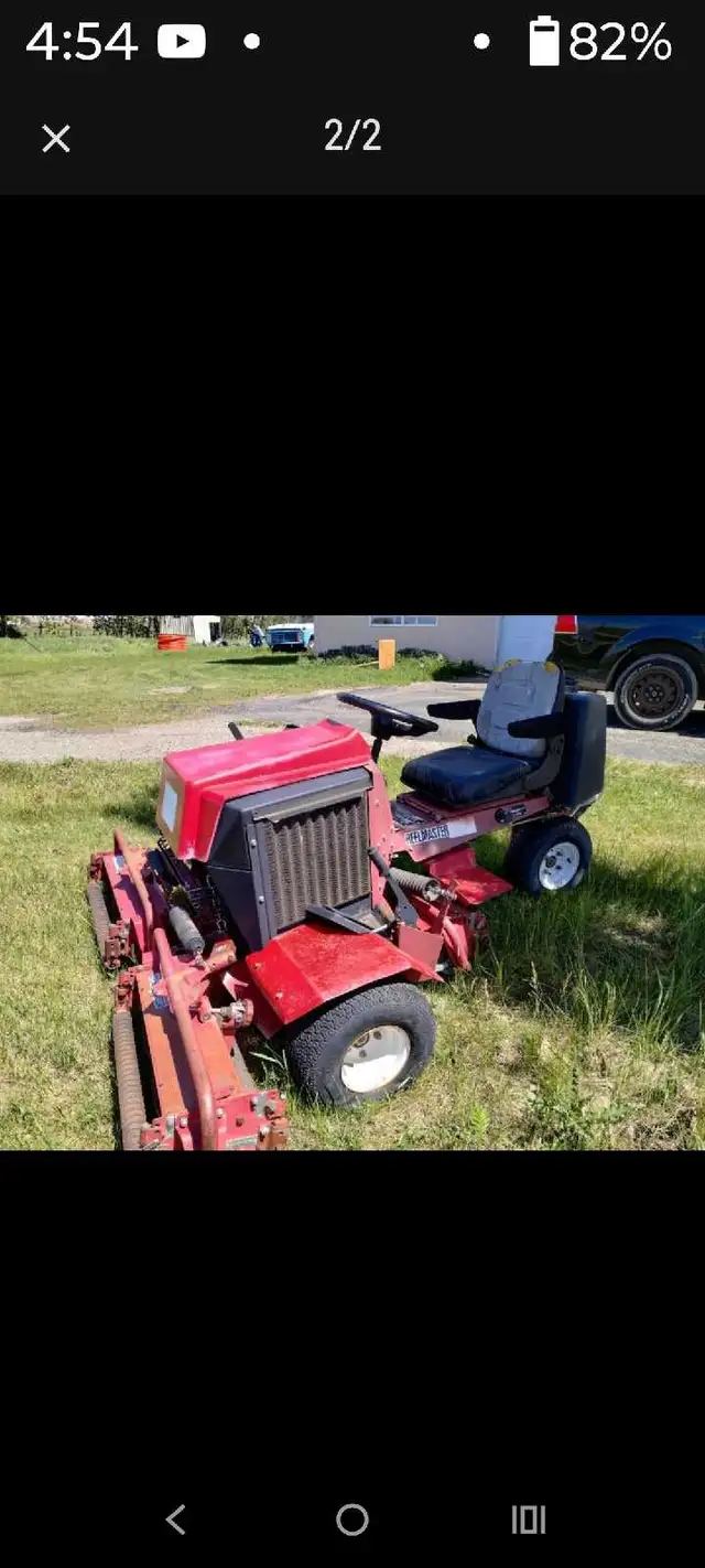Toro model 216 3 reel lawn machine